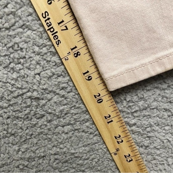 Style&Co Jeans 4 Womens Regular Size Pink Denim Crop Tummy Control Mid Rise Logo - Picture 12 of 12